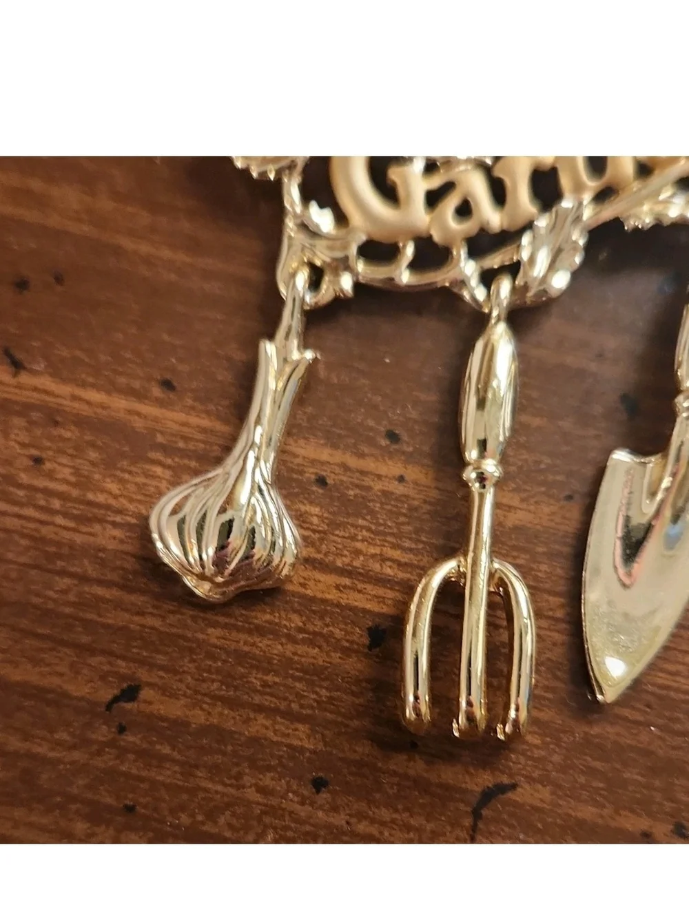 Vintage I Love Gardening Brooch